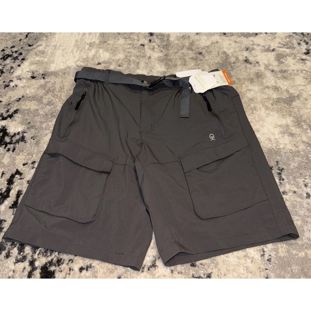 Little Donkey Andy Mens Sz Medium Sport 2 In 1 Quick Dry Running Shorts Gray New